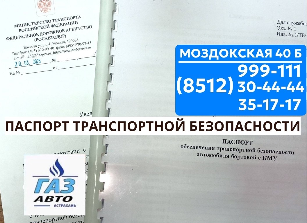 Паспорт ТРАНСПОРТНОЙ БЕЗОПАСНОСТИ